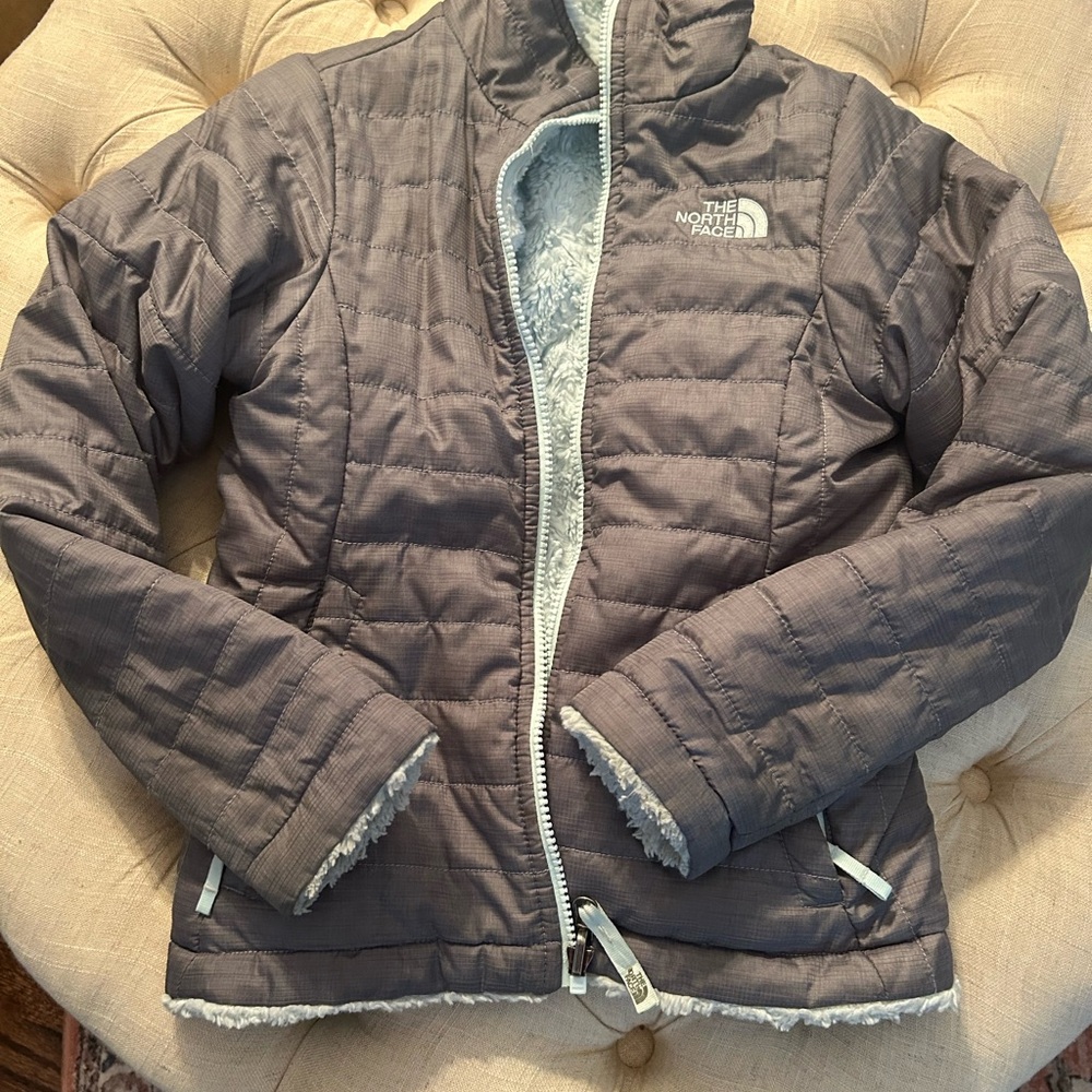 The North Face Charcoal Quilted Jacket